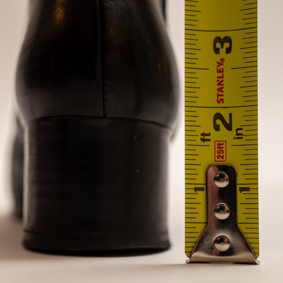 Vintage Prada Leather and Nylon Zip Up Ankle Boots - Picture 11 of 11